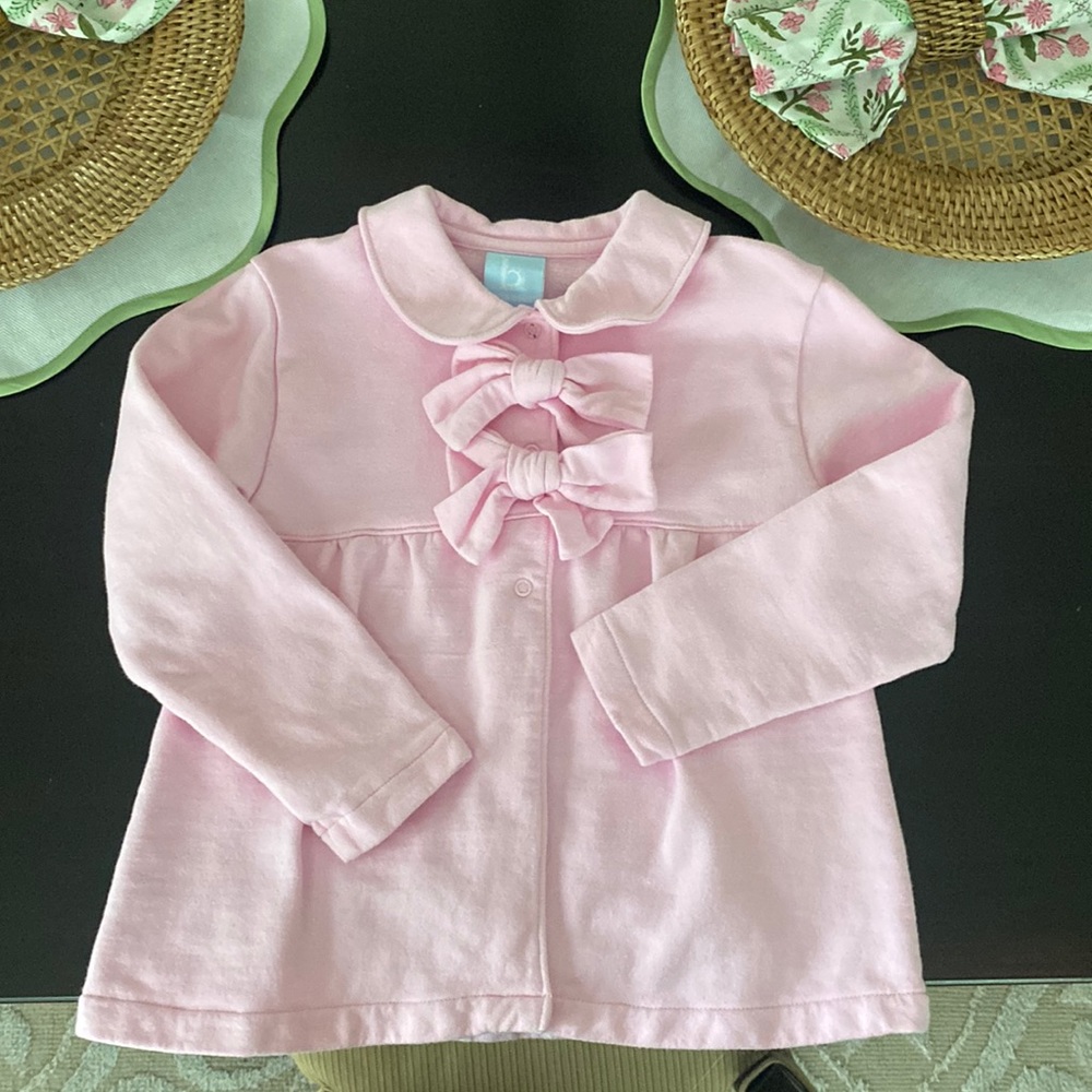 Bella Bliss bow coat